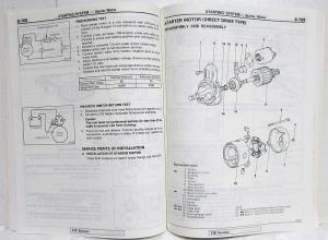 1988 Mitsubishi Cordia/Tredia Service Shop Repair Manual - 2 Volume Set