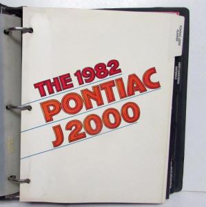 1981 Pontiac Merchanising Planner Grand Prix LeMans Sunbird Firebird