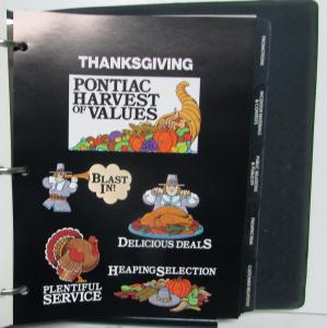 1981 Pontiac Merchanising Planner Grand Prix LeMans Sunbird Firebird