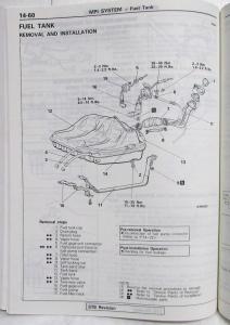 1988 Mitsubishi Galant Sigma Service Shop Repair Manual - 2 Volume Set