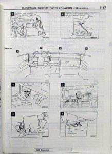 1988 Mitsubishi Galant Sigma Service Shop Repair Manual - 2 Volume Set