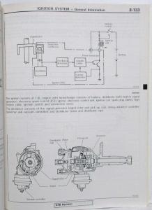 1988 Mitsubishi Mirage Service Shop Repair Manual - 2 Volume Set