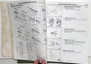 1987 Mitsubishi Pickup Truck Service Shop Repair Manual - 2 Volume Set