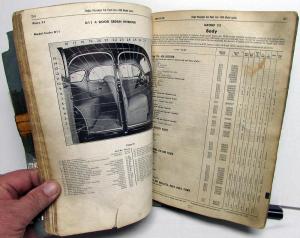 1939 Dodge Passenger Car Dealer Parts List Book Catalog Model D11 Original