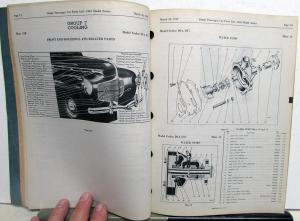 1940 Dodge Passenger Car Dealer Parts List Book Catalog Model D14 & D17 Original