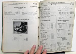 1940 Dodge Passenger Car Dealer Parts List Book Catalog Model D14 & D17 Original