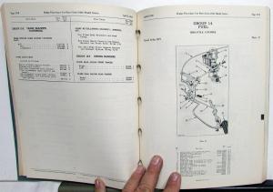 1941 Dodge Passenger Car Dealer Parts List Book Catalog Model D19 Original