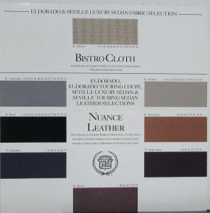 1994 Cadillac Eldorado & Seville Interior Selections Sales Brochure Folder