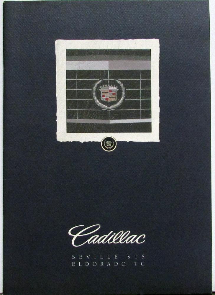 1994 Cadillac Seville STS Eldorado TC Belgium Market German Text Sales Brochure