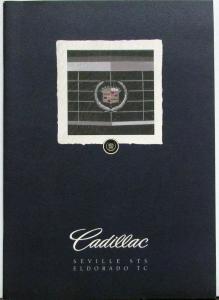 1994 Cadillac Seville STS Eldorado TC Belgium Market German Text Sales Brochure