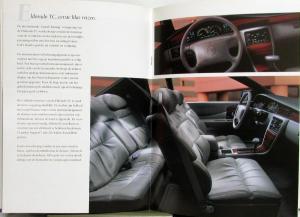 1994 Cadillac Seville STS Eldorado TC Belgium Market German Text Sales Brochure