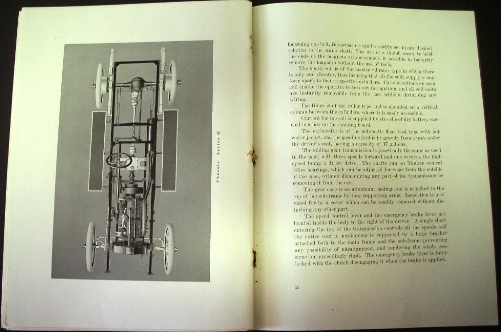 1912 Selden Car Dealer Sales Brochure Model 47 S T R L Original Rare!