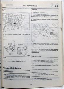 1988 Subaru Justy Service Shop Repair Manual
