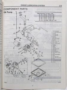 1987 Subaru XT Service Shop Repair Manual - 4 Volume Set - 6 Sections