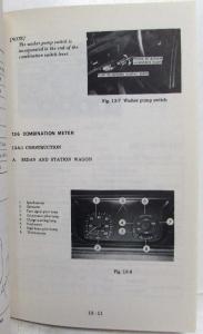 1974 Subaru 1400 USA Model Service Shop Repair Manual - Body Section