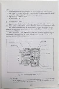 1974 Subaru 1400 Automatic Transmission Service Shop Repair Manual