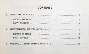 1973 Subaru 1400 USA Model Service Shop Repair Manual Sup - Engine and Body