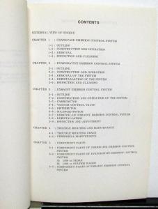 1972 Subaru ff-1 1300G Service Shop Repair Manual - Emission Control System