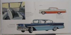 1958 Chevrolet ORIGINAL Sales Brochure Biscayne Nomad Delray Belair Impala Large