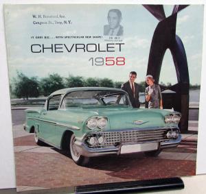 1958 Chevrolet ORIGINAL Sales Brochure Biscayne Nomad Delray Belair Impala Large