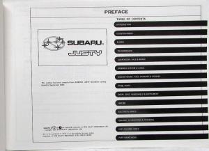 1987-1988 Subaru Justy Parts Catalog ABJ3-02