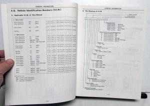 1983 Subaru 1600 1800 Service Shop Repair Manual - Engine & Body