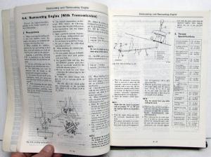 1977-1978 Subaru 1600 Service Shop Repair Manual - Engine & Body - REV June 1978