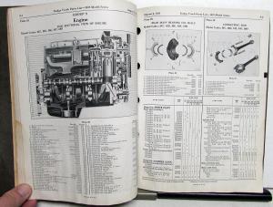 1937 Dodge Trucks Dealer Parts List Book Catalog M Series Pickup HD Orig