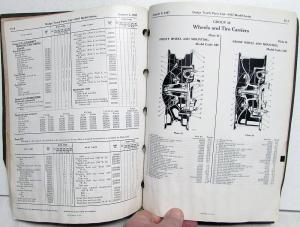 1937 Dodge Trucks Dealer Parts List Book Catalog M Series Pickup HD Orig