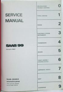 1969-1970 Saab 99 Service Shop Repair Manual