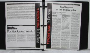 1991 1992 Pontiac In The News Clippings Grand Am Bonneville TransSport GrandPrix