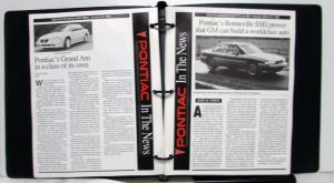 1991 1992 Pontiac In The News Clippings Grand Am Bonneville TransSport GrandPrix