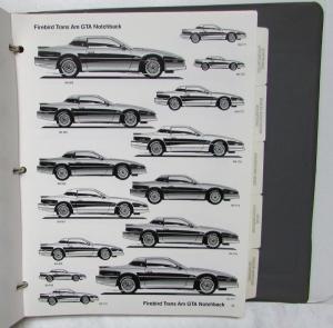 1989 Pontiac Ad Planner Firebird Trans Am Sunbird Grand Am LeMans