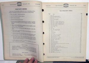 1940 Dodge Truck Dealer Parts List Book Catalog V Series 3 Ton Models Orig