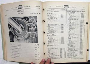 1940 Dodge Truck Dealer Parts List Book Catalog V Series 3 Ton Models Orig