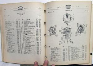 1940 Dodge Truck Dealer Parts List Book Catalog V Series 3 Ton Models Orig