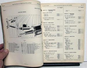 1941 Dodge Truck Dealer Parts List Book Catalog WK 3 Ton Gas & Diesel Orig