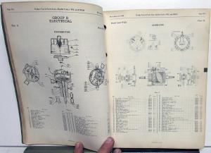 1941 Dodge Truck Dealer Parts List Book Catalog WK 3 Ton Gas & Diesel Orig
