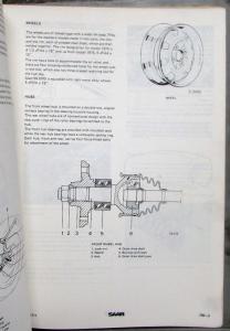 1975-1976 Saab 99 GL Service Shop Repair Manual