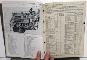 1936 Dodge Trucks Dealer Parts List Book Catalog L Series 1/2 thru 1 1/2 Ton