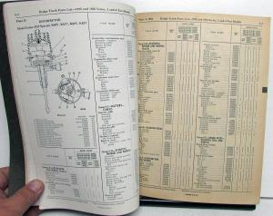 1935-1936 Dodge Trucks Dealer Parts List Book Catalog K Series 3 & 4 Ton Orig