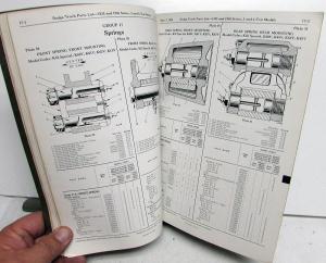 1935-1936 Dodge Trucks Dealer Parts List Book Catalog K Series 3 & 4 Ton Orig