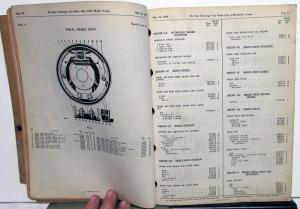 1940 DeSoto Passenger Car Parts List Book Catalog S7 & S7S Models Original