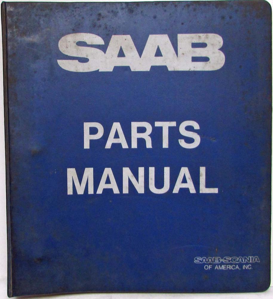 1975 Saab Accessory Bulletins in Parts Manual Binder
