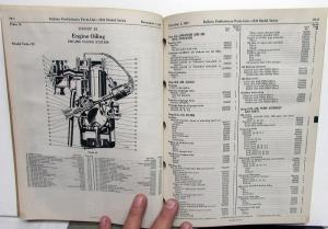 1938 DeSoto Passenger Car Preliminary Parts List Book Catalog S5 Models Original