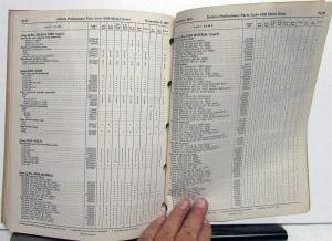 1938 DeSoto Passenger Car Preliminary Parts List Book Catalog S5 Models Original