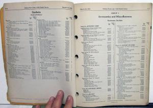1938 DeSoto Passenger Car Parts List Book Catalog S5 Models Original