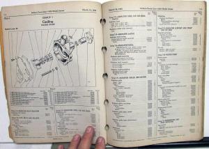 1938 DeSoto Passenger Car Parts List Book Catalog S5 Models Original
