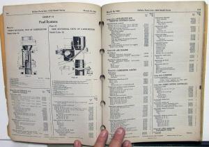 1938 DeSoto Passenger Car Parts List Book Catalog S5 Models Original