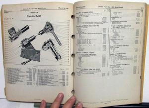 1938 DeSoto Passenger Car Parts List Book Catalog S5 Models Original